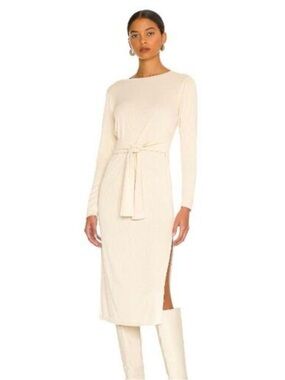 BB Dakota Tie-Waist Midi Dress